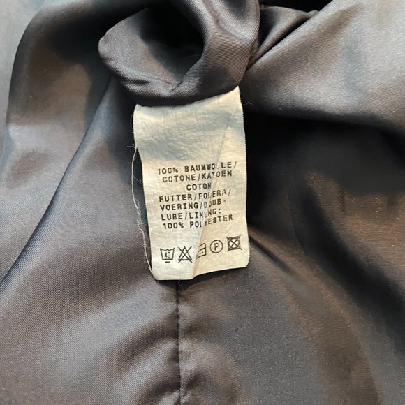 Handcrafted Men's Tyrol Loden Trachten Jacket Denim German Bavarian XL - Picture 8 of 8